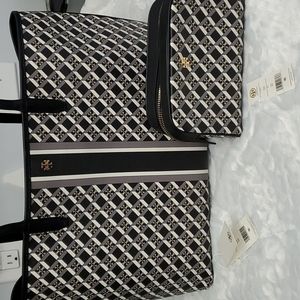 Tory Burch tote & pouch EEUC